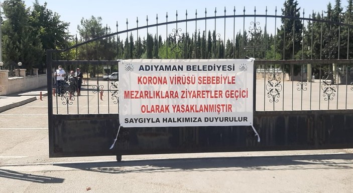 Adıyaman'da bayramda mezarlık ziyaretleri yasaklandı