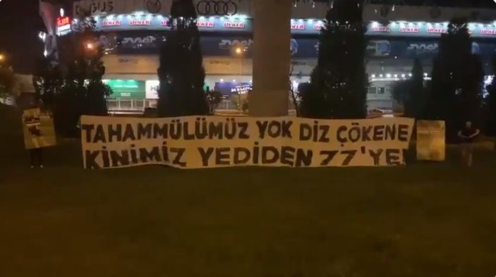 Fenerbahçelilerin Gökhan-Caner protestosu