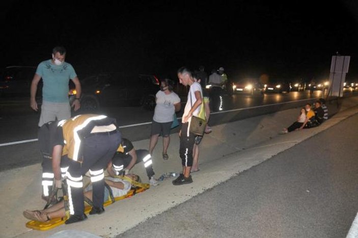 Tekirdağ'da zincirleme kaza: 2 yaralı