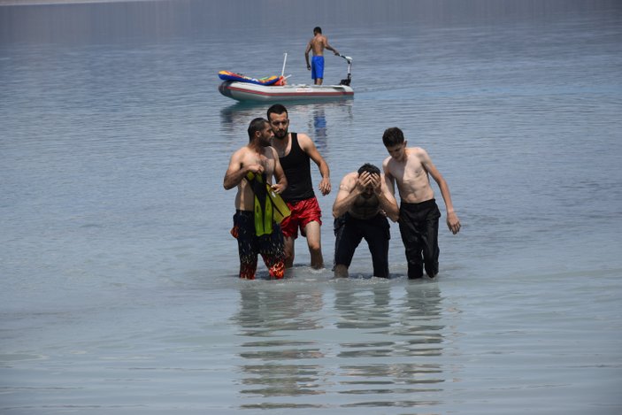 13 yaşındaki Hamze, Salda Gölü'nde kayboldu