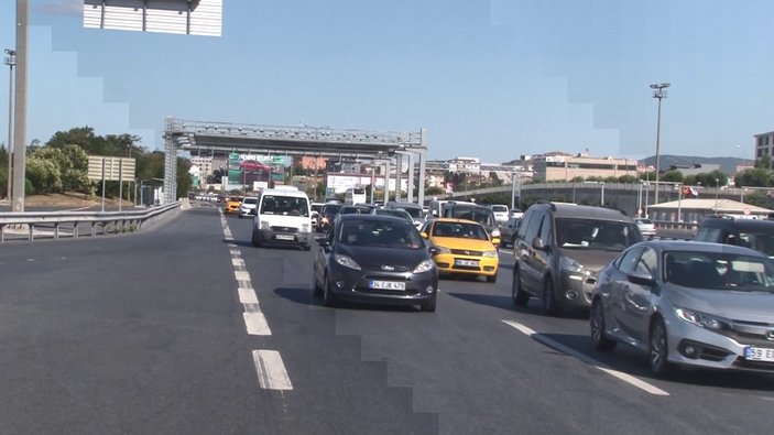 İstanbul'da bayram dönüş trafiği denetimi