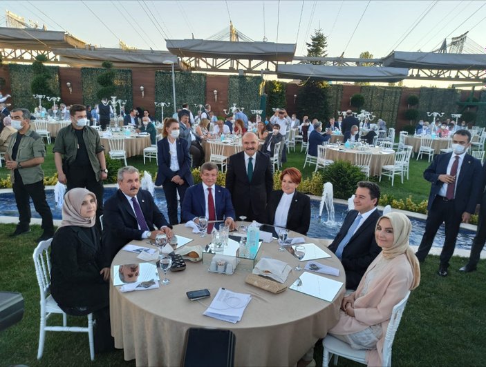 Davutoğlu, Babacan, Akşener ve Destici düğünde buluştu