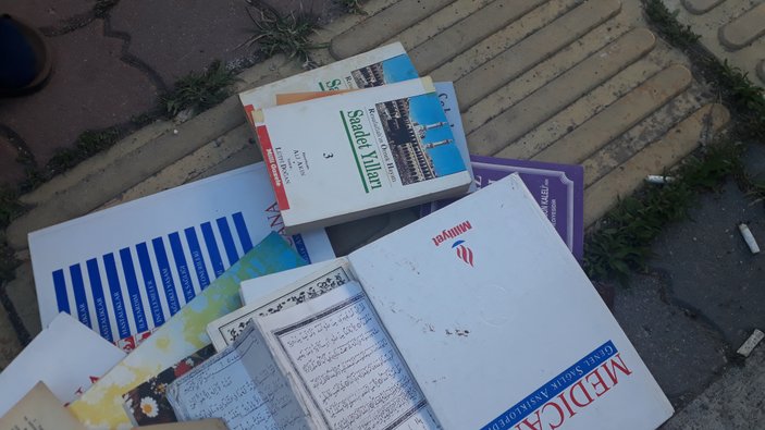 Samsun’da Kur'an ve dini kitaplar çöpe atıldı