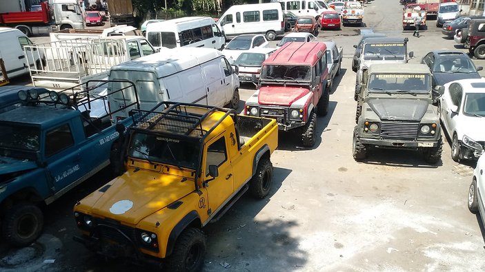 Zonguldaklı İsmail, eski arazi araçlarını modifiye ediyor