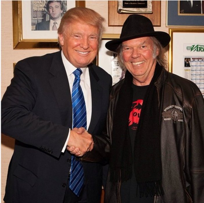Neil Young, şarkıları için Trump'a dava açtı
