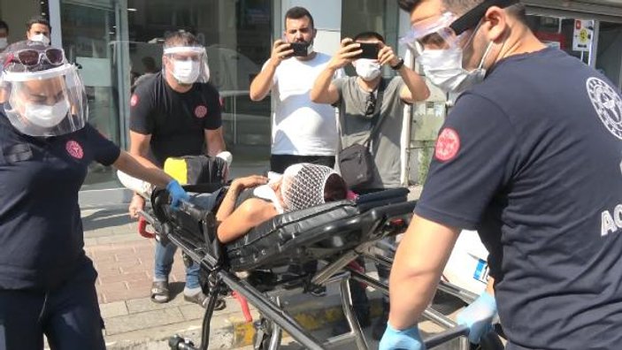 Bursa'da sevgilisinden şiddet gören kadın bankaya sığındı
