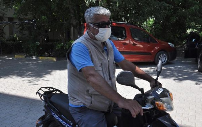 Gaziantep'te köpeğin saldırısına uğrayan motosikletli
