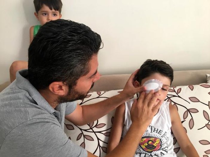 Konya'da torpil patlamasıyla görme yetisini kaybetti