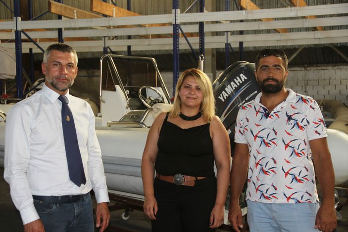 i Bodrum’da çalınan bot yol kenarında bulundu