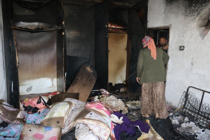 Diyarbakır'da patlayan klima, evi harabeye çevirdi