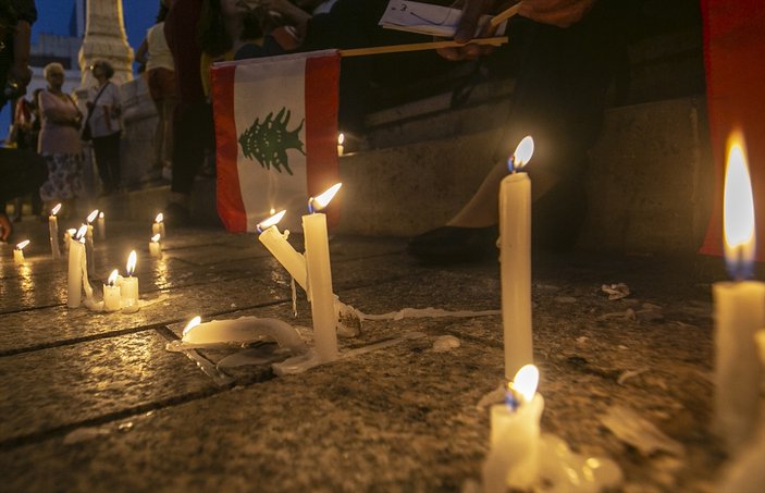 Lübnan'daki patlama ile ilgili 16 gözaltı