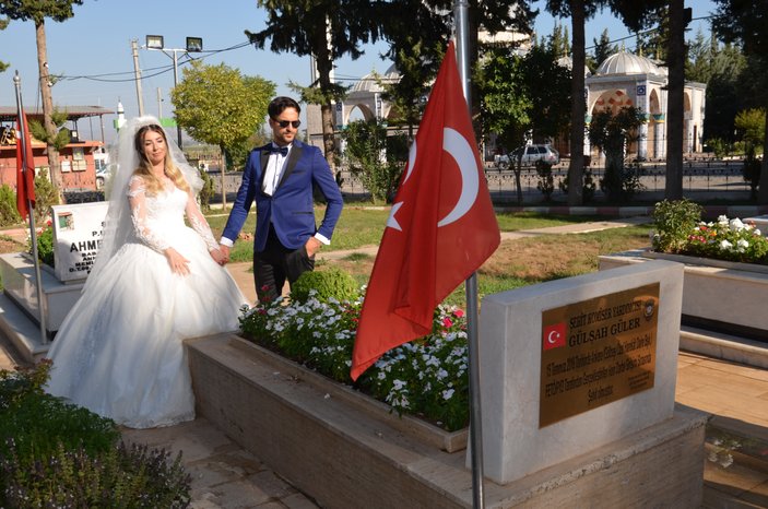 Şehit kardeşini, özel harekat polisleri düğüne uğurladı