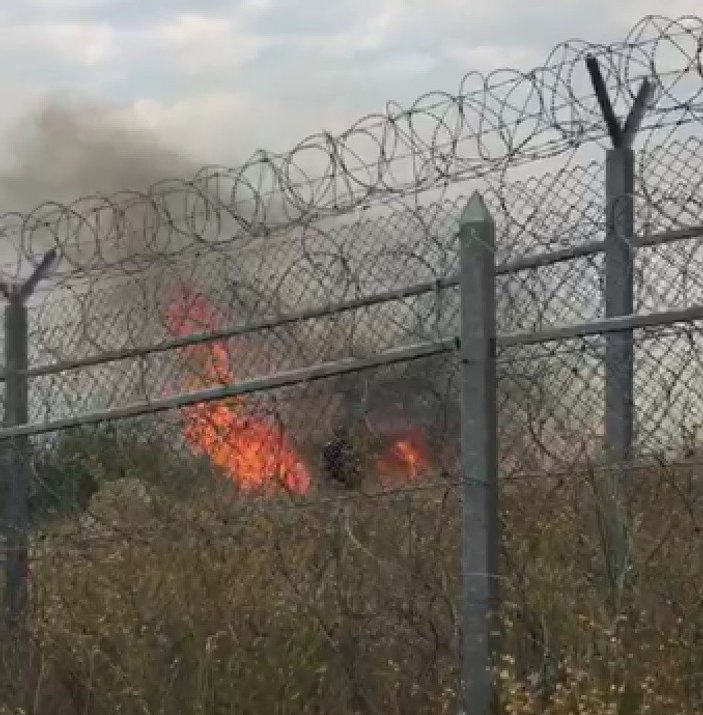 Bulgaristan sınırındaki yangın, Türkiye'yi alarma geçirdi