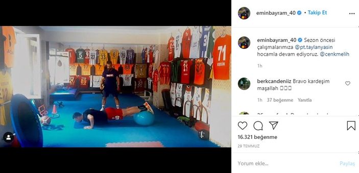 Emin Bayram, tatilde bile çalışıyor