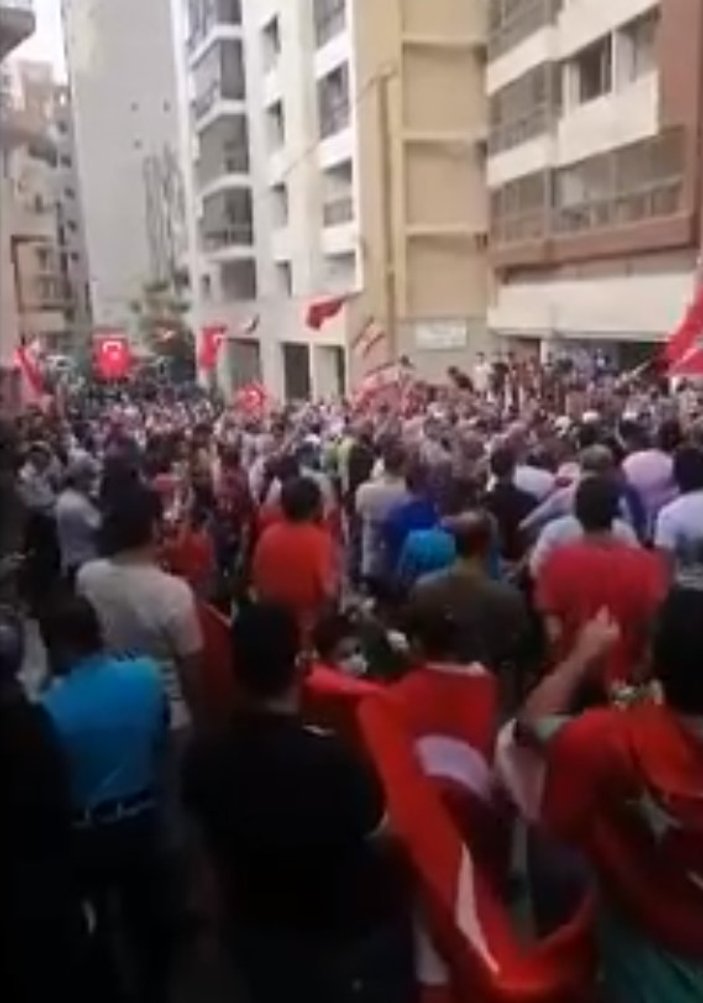 Beyrut'ta Recep Tayyip Erdoğan sloganları