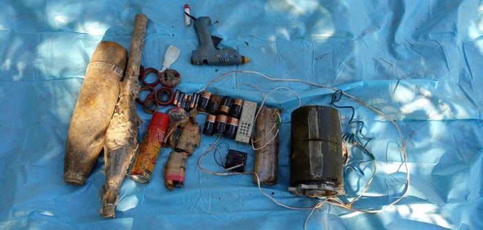 Bingöl'de PKK’ya ait el yapımı patlayıcı bulundu