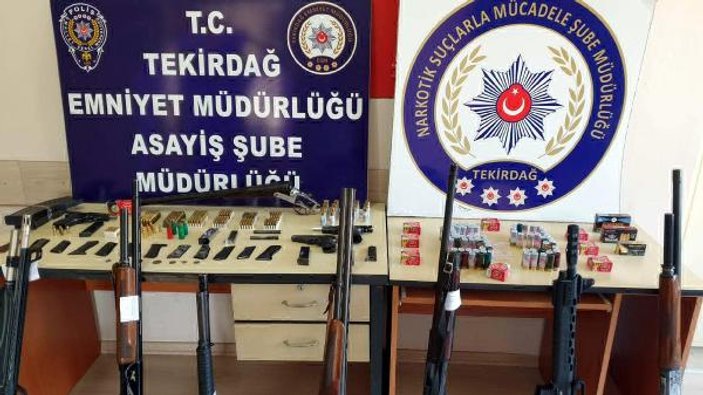 Tekirdağ'da polisten hava destekli operasyon: 7 gözaltı