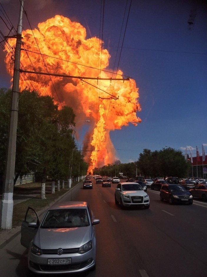 Rusya'da LPG tankı patladı: 4 yaralı