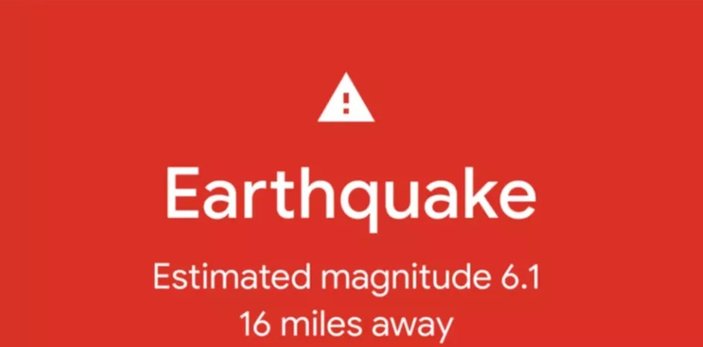Android telefonlar artık depremi ölçecek