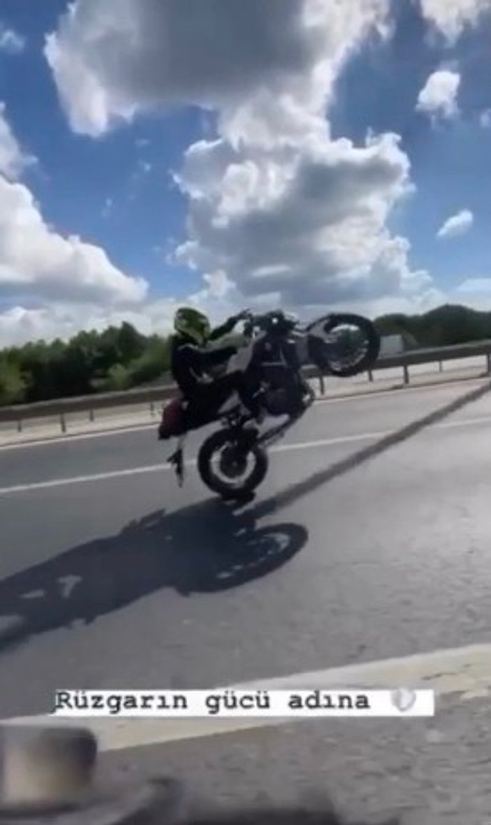 İstanbul’daki motosikletli maganda yakalandı