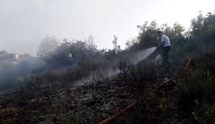 Mersin'de piknikçilerin uğrak yerinde yangın çıktı