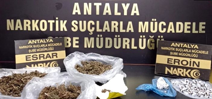 Antalya'da uyuşturucu operasyonu: 1 gözaltı