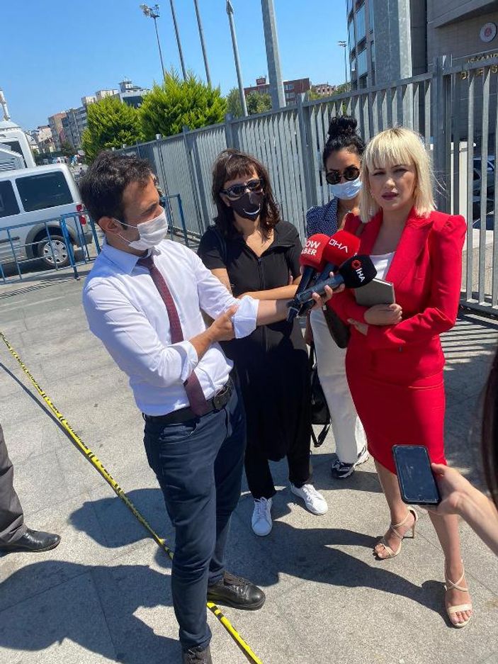 d Yeşim Salkım mahkemenin yolunu tuttu