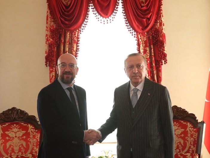 Erdoğan, AB Konseyi Başkanı ile Doğu Akdeniz'i görüştü