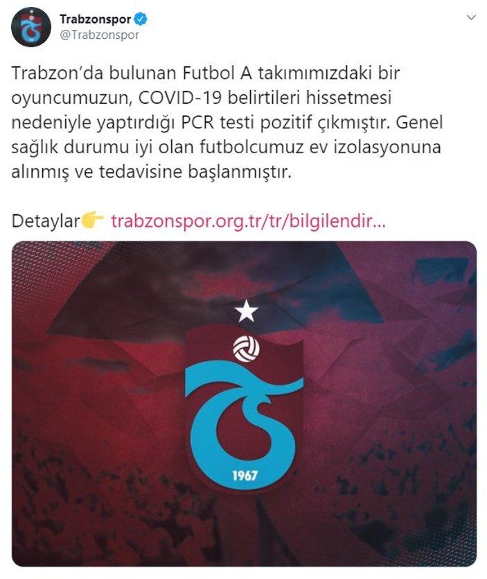 G.Saray ve Trabzonspor'da koronavirüs vakası