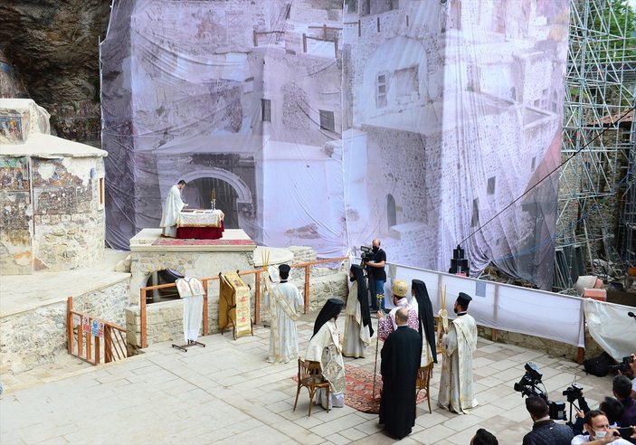 Sümela Manastırı'nda 7'nci ayin yapıldı