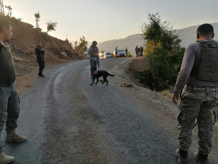 Hizan’da PKK'nın yola döşediği EYP imha edildi