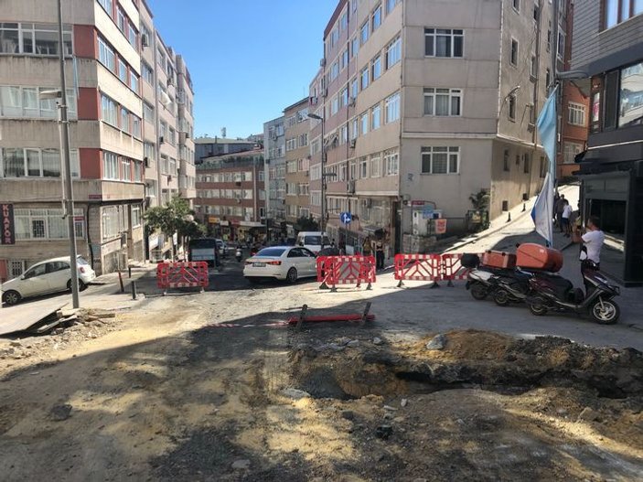Beşiktaş'ta vatandaşı isyan ettiren altyapı çalışması