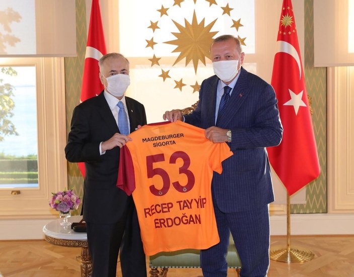 Cumhurbaşkanı Erdoğan, Ali Koç'u ağırladı