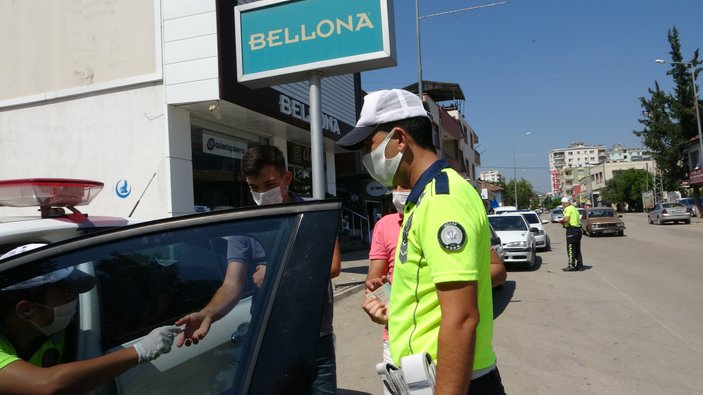 Adana'da kurallara uymayan sürücüler drone ile tespit edildi