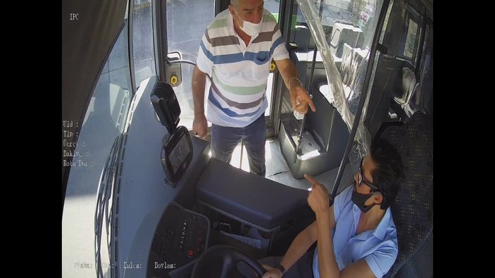 Bursa'da otobüs şoförü ve yolcu arasında maske kavgası