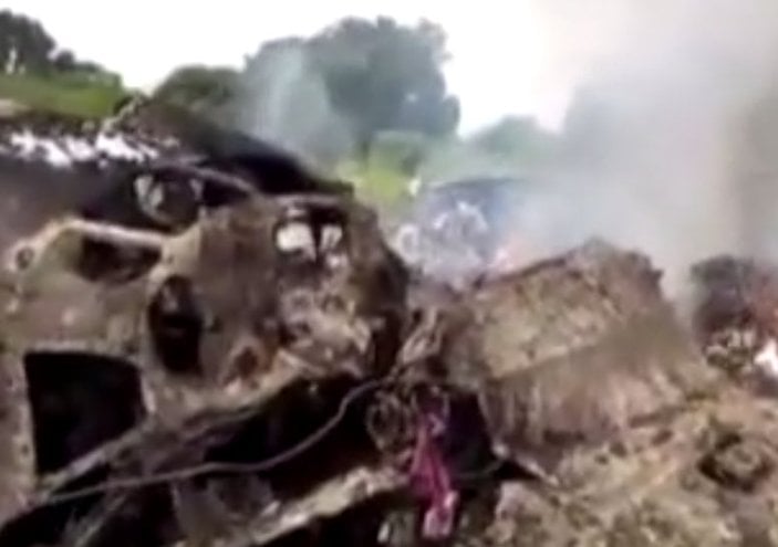 Güney Sudan'da uçak düştü: 4 ölü