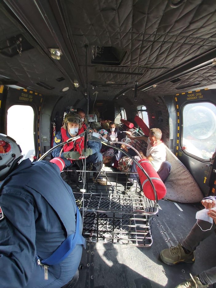 MSB: Giresun'da 1 helikopter görevlendirildi