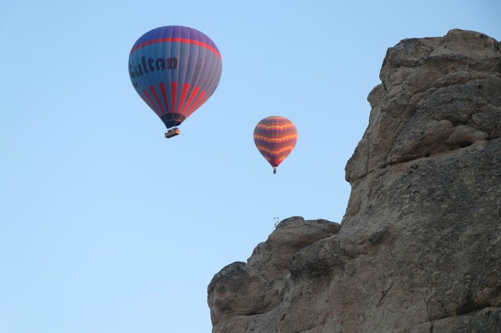 Kapadokya'da balon turları yeniden başladı