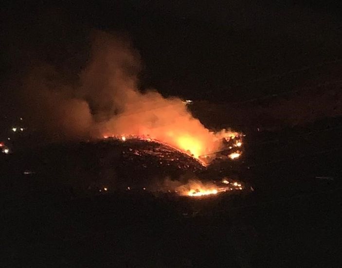 Kahramanmaraş'ta 10 hektar alan yandı