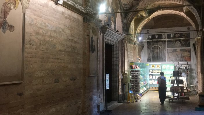 İstanbul’da ibadete açılması beklenen Kariye Camii'nin içi görüntülendi