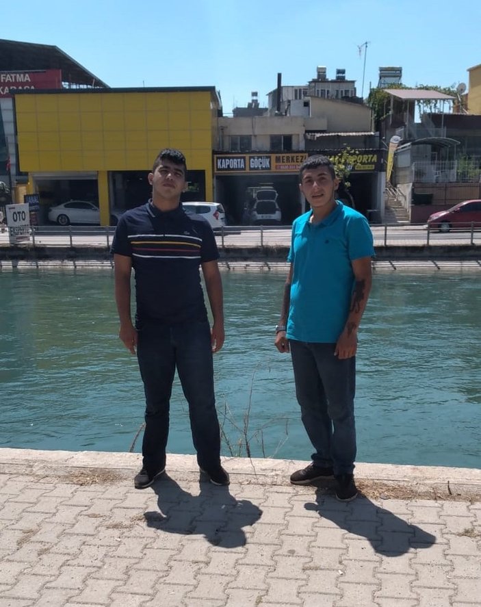 Adana’da cep telefonunu gasbedip, sulama kanalına attılar