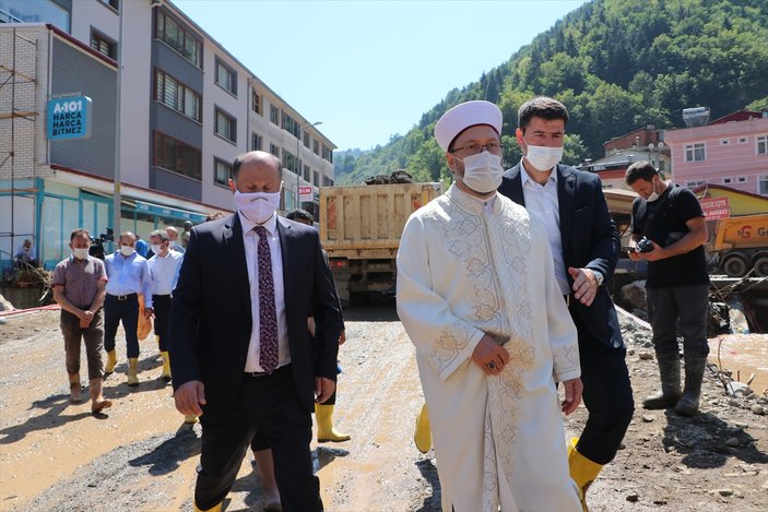 Diyanet İşleri Başkanı Ali Erbaş, Giresun'da incelemelerde bulundu