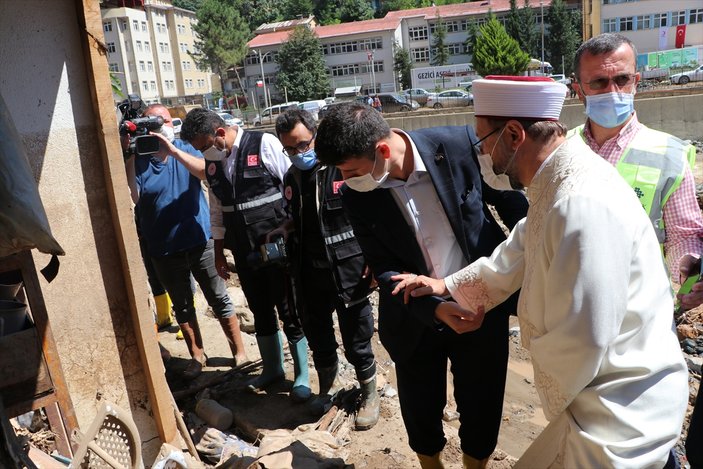 Diyanet İşleri Başkanı Ali Erbaş, Giresun'da incelemelerde bulundu
