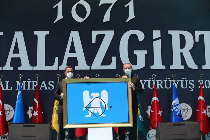 Cumhurbaşkanı Erdoğan, Malazgirt'te zaferin  949'uncu yıl dönümü etkinliklerine katıldı