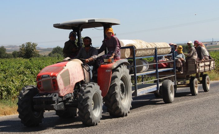 Manisa'da tarım işçilerinin tehlikeli yolculuğu devam ediyor