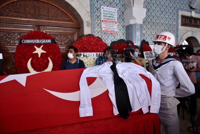 Mersin şehidi Uzman Çavuş İdris Şahin son yolculuğuna uğurlandı