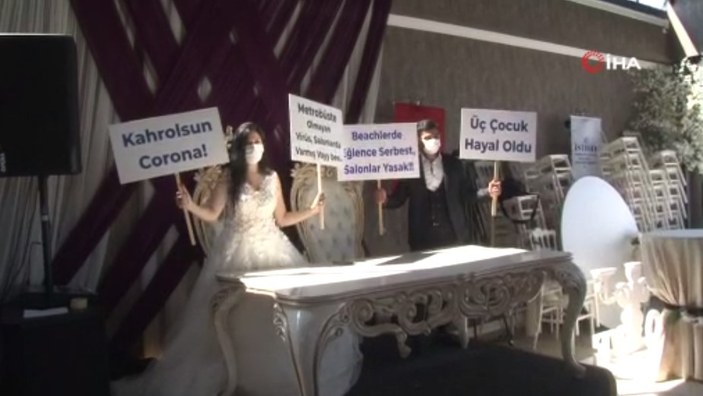Düğün salonu işletmecilerinden korona önlemlerine tepki