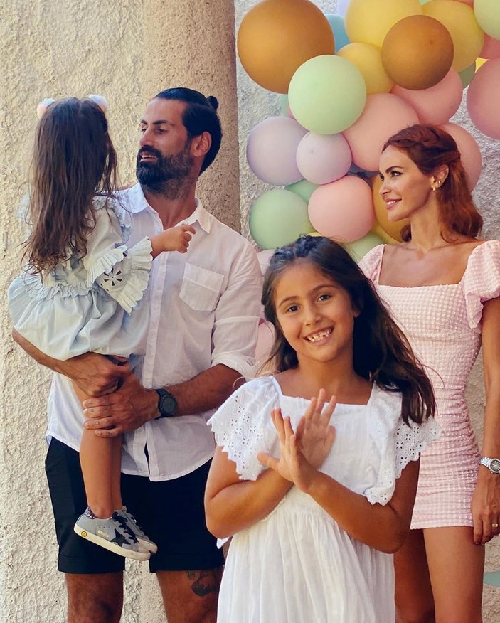 Volkan Demirel, küçük kızına doğum günü partisi yaptı
