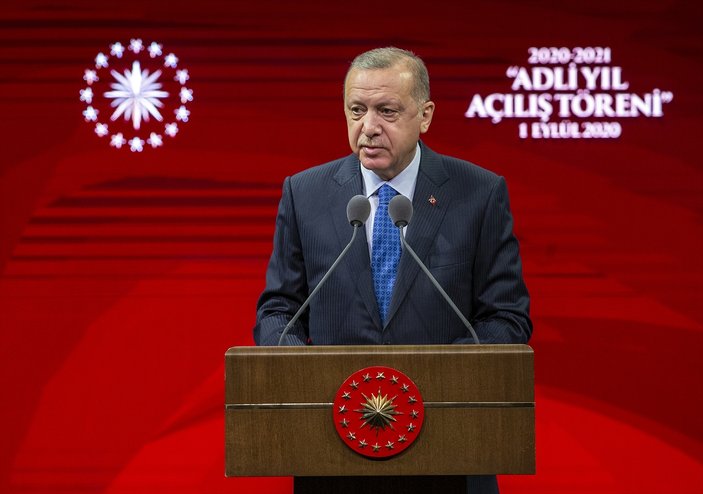 Cumhurbaşkanı Erdoğan, 2020-2021 Adli Yıl Açılış Töreni'nde