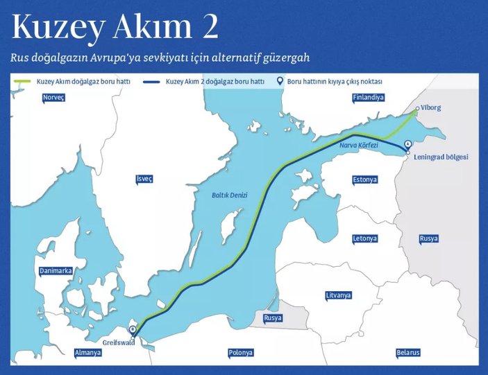 Merkel: Kuzey Akım-2 tamamlanacak